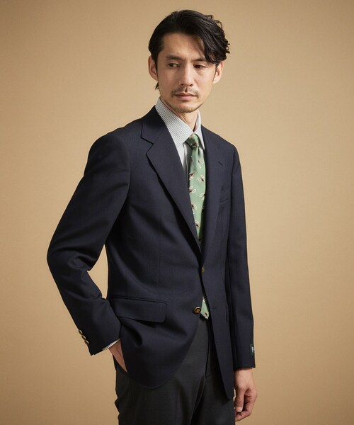 TAKEO KIKUCHI(タケオキクチ)の「DORMEUIL ストレッチフレスコ ブレザー(テーラードジャケット・メンズ・ネイビー・04/03/02)」の4枚目の写真