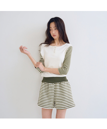 Pipi Cotton Shorts, Khaki