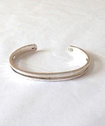 MANANAS（マナナス）の「【MANANAS】Double bangle(Mens)/ダブル バングル  silver925（バングル/リストバンド）」