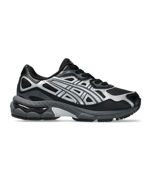 ASICS(アシックス)の「GEL-NYC PS / ゲルエヌワイシー ピーエス(スニーカー・キッズ・ブラック×シルバー・21/17/19.5/22/17.5/20/18.5)」の3枚目の写真
