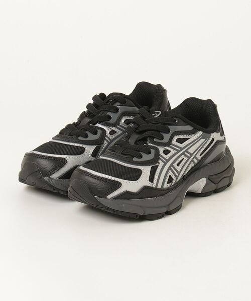 ASICS(アシックス)の「GEL-NYC PS / ゲルエヌワイシー ピーエス(スニーカー・キッズ・ブラック×シルバー・21/17/19.5/22/17.5/20/18.5)」の9枚目の写真
