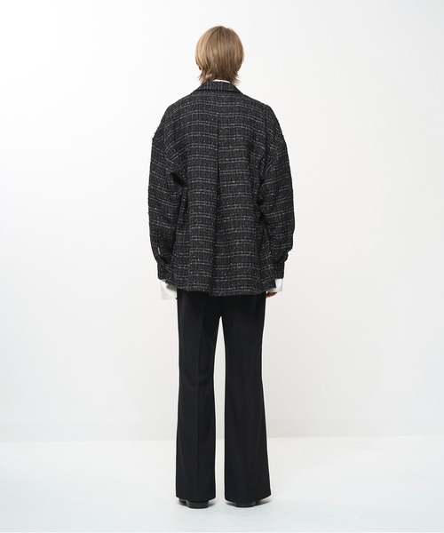 Juha（ユハ）の「FANCY TWEED JACKET（シャツ/ブラウス・メンズ・ネイビー/ブラック・4/3）」の5枚目の写真