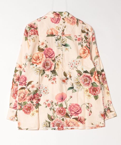 Guess(ゲス)の「CADIE Oversized Linen Top シャツ 花柄(シャツ/ブラウス・レディース・ベージュ・X-SMALL/SMALL/MEDIUM/LARGE)」の7枚目の写真