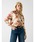 Guess�i�Q�X�j�́uCADIE Oversized Linen Top �V���c �ԕ��i�V���c/�u���E�X�j�v�b�x�[�W��