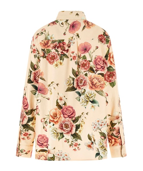 Guess(ゲス)の「CADIE Oversized Linen Top シャツ 花柄(シャツ/ブラウス・レディース・ベージュ・X-SMALL/SMALL/MEDIUM/LARGE)」の6枚目の写真