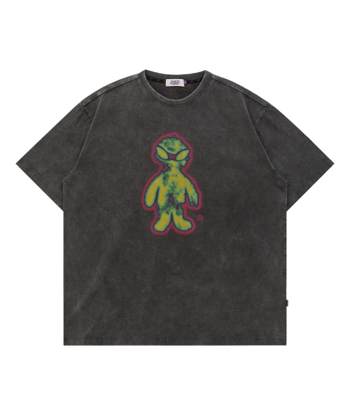 HOODHOOD（フッドフッド）の「フィーバーエイリアン 半袖Tシャツ チャコール（Tシャツ/カットソー・レディース・その他・1/2）」の5枚目の写真