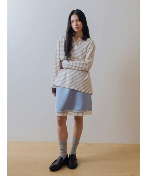 UNNOUT(アナウト)の「SILKY LINGERIE SKIRT SKY(スカート・レディース・その他・ONE SIZE)」の5枚目の写真