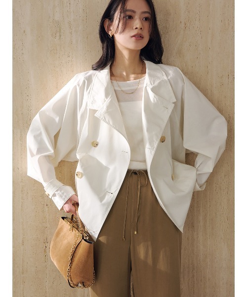 anuans（アニュアンス）の「キュプラリラクシーパンツ（その他パンツ・レディース・ブラック/キャメル/ベージュ系その他/ホワイト系その他・MEDIUM/SMALL）」の14枚目の写真