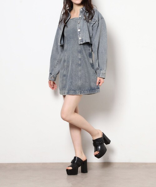 ESPERANZA（エスペランサ）の「【ラク盛り/約12㎝】ラク盛り厚底ベルト付き2WAYミュール（サンダル・レディース・アイボリー/ブラック・M/S/LL/L）」の9枚目の写真
