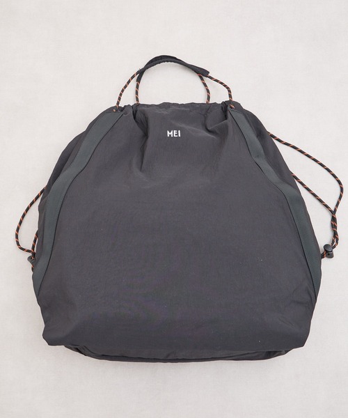 MEI（メイ）の「ST: MEI メイ　DRAW TOTE ショルダートート（ショルダーバッグ・レディース・ベージュ/ブラック/ライトグレー・FREE）」の5枚目の写真