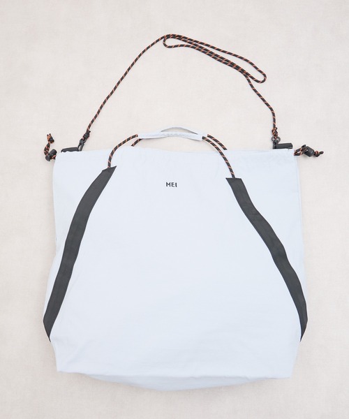 MEI（メイ）の「ST: MEI メイ　DRAW TOTE ショルダートート（ショルダーバッグ・レディース・ベージュ/ブラック/ライトグレー・FREE）」の9枚目の写真