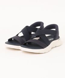 SKECHERS（スケッチャーズ）の「【SKECHERS】スケッチャーズ SLIP-INS: GO WALK FLEX SANDAL - GLIMMER（スリップインズ：ゴーウォーク フレックス サンダル - グリマー） 141489（サンダル）」