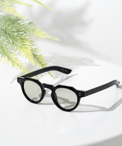 Rocky Monroe（ロッキーモンロー）の「太フレーム ボストンカラーレンズサングラス/伊達メガネ（サングラス・メンズ・F/E/D/C/H/A/G/B・FREE）」の3枚目の写真