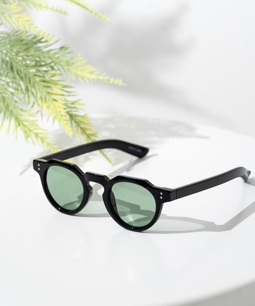 Rocky Monroe（ロッキーモンロー）の「太フレーム ボストンカラーレンズサングラス/伊達メガネ（サングラス・メンズ・F/E/D/C/H/A/G/B・FREE）」の5枚目の写真