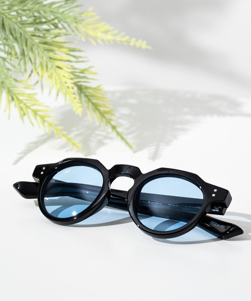 Rocky Monroe（ロッキーモンロー）の「太フレーム ボストンカラーレンズサングラス/伊達メガネ（サングラス・メンズ・F/E/D/C/H/A/G/B・FREE）」の9枚目の写真