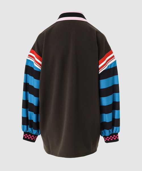 Chopova Lowena(チョポヴァ ロウェナ)の「Long Sleeve Polo Top(Tシャツ/カットソー・レディース・ブラウン・M/S)」の2枚目の写真