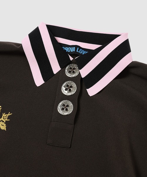 Chopova Lowena(チョポヴァ ロウェナ)の「Long Sleeve Polo Top(Tシャツ/カットソー・レディース・ブラウン・M/S)」の3枚目の写真