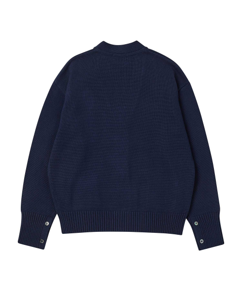 Beyond Closet(-)の「ILP カシミヤ クラシック ロゴ カーディガン ネイビー(カーディガン/ボレロ・レディース・その他・SMALL/MEDIUM/LARGE)」の4枚目の写真