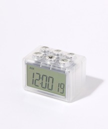 BAYFLOW（ベイフロー）の「BFクリアデジタル時計（置時計）」