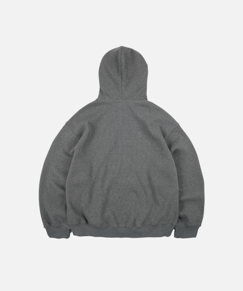 FRIZMWORKS(フリズムワークス)の「WAFFLE HOOD ZIP UP PARKA _ GRAY(パーカー・メンズ・その他・LARGE/MEDIUM/SMALL/X-LARGE)」の8枚目の写真
