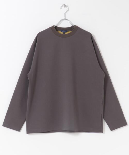 ITEMS URBANRESEARCH(アイテムズ アーバンリサーチ)の「ダブルフェイス裏配色長袖カットソー(Tシャツ/カットソー・メンズ・ブルー/チャコールグレー/ベージュ/ブラウン・MEDIUM/LARGE)」の12枚目の写真