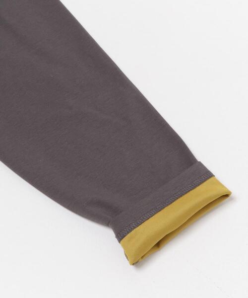 ITEMS URBANRESEARCH(アイテムズ アーバンリサーチ)の「ダブルフェイス裏配色長袖カットソー(Tシャツ/カットソー・メンズ・ブルー/チャコールグレー/ベージュ/ブラウン・MEDIUM/LARGE)」の13枚目の写真