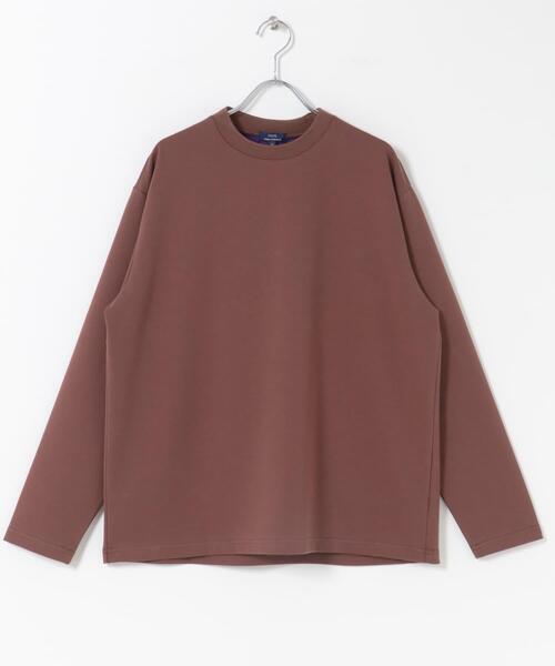 ITEMS URBANRESEARCH(アイテムズ アーバンリサーチ)の「ダブルフェイス裏配色長袖カットソー(Tシャツ/カットソー・メンズ・ブルー/チャコールグレー/ベージュ/ブラウン・MEDIUM/LARGE)」の20枚目の写真