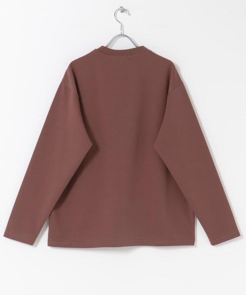 ITEMS URBANRESEARCH(アイテムズ アーバンリサーチ)の「ダブルフェイス裏配色長袖カットソー(Tシャツ/カットソー・メンズ・ブルー/チャコールグレー/ベージュ/ブラウン・MEDIUM/LARGE)」の21枚目の写真