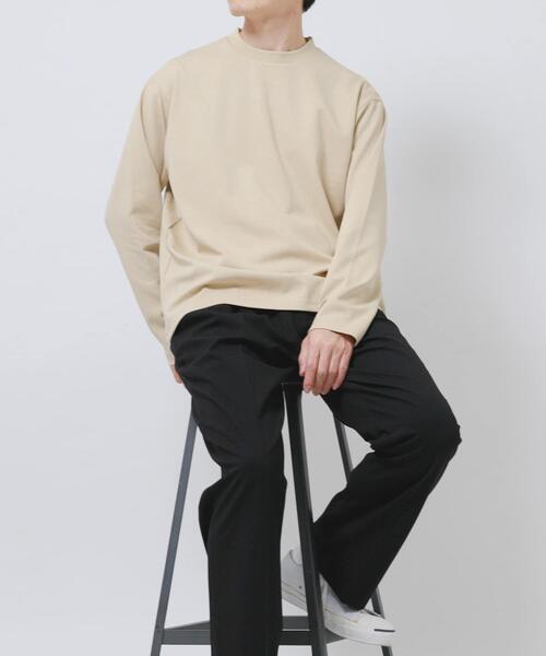 ITEMS URBANRESEARCH(アイテムズ アーバンリサーチ)の「ダブルフェイス裏配色長袖カットソー(Tシャツ/カットソー・メンズ・ブルー/チャコールグレー/ベージュ/ブラウン・MEDIUM/LARGE)」の11枚目の写真