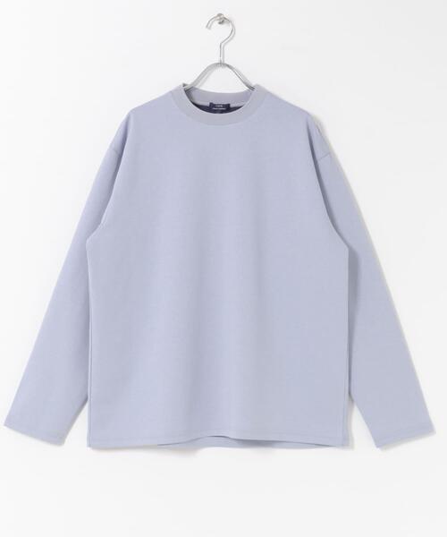 ITEMS URBANRESEARCH(アイテムズ アーバンリサーチ)の「ダブルフェイス裏配色長袖カットソー(Tシャツ/カットソー・メンズ・ブルー/チャコールグレー/ベージュ/ブラウン・MEDIUM/LARGE)」の7枚目の写真