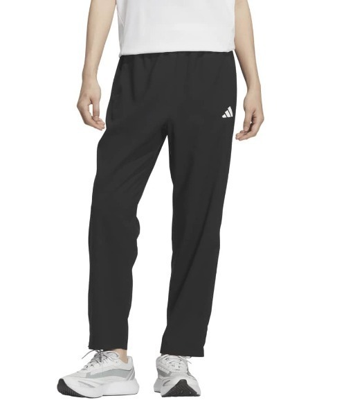 adidas(アディダス)の「アディダス adidas アディダスアダプテーション ドット エア クロス レギュラーフィット 9/10 パンツ(その他パンツ・レディース・グレー/ブラック・S/M/L/XL)」の2枚目の写真