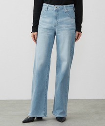 EDWIN LADIES ジャージーズ プレミアム ワイド デニムパンツ ジーンズ ストレッチ シルク混