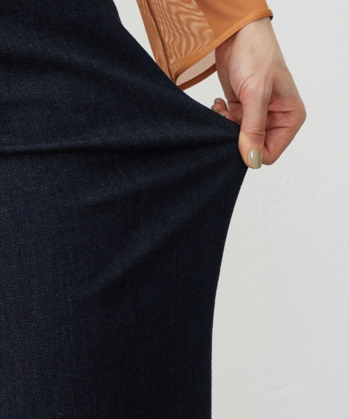 EDWIN(エドウィン)の「EDWIN LADIES ジャージーズ プレミアム ワイド デニムパンツ ジーンズ ストレッチ シルク混(デニムパンツ・レディース・ブルー/ライトインディゴブルー/インディゴブルー・LARGE/MEDIUM/SMALL/X-SMALL)」の12枚目の写真