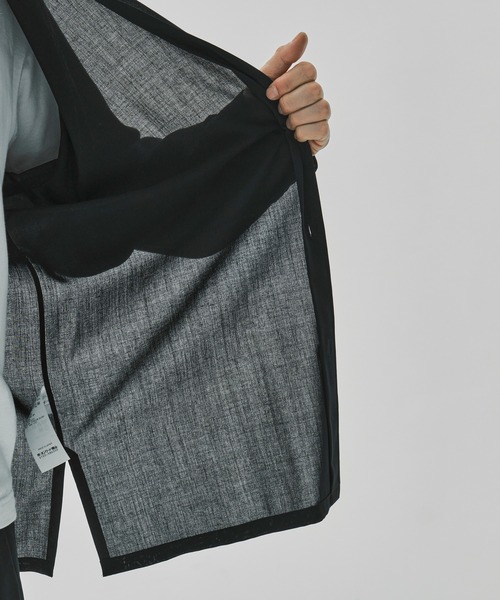 ATON(エイトン)の「【ATON / エイトン】別注TWIST WOOL GAUZE LOOSE FIT SHIRT(シャツ/ブラウス・メンズ・ブラック・2/4/6)」の14枚目の写真