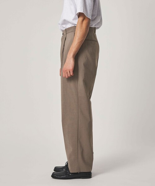Steven Alan＞ RENURMY アウト ワンプリーツ スラックス（スラックス
