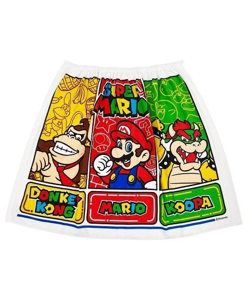 マリオxドンキ―コング ラップタオル80cm（スイムグッズ