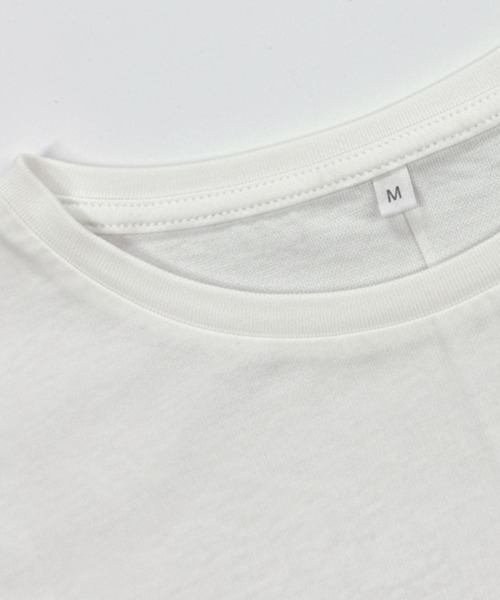 coca(coca)(コカ)の「袖ロールアップバックチャームTシャツ(Tシャツ/カットソー・レディース・チャコール/ホワイト・L/M/S)」の16枚目の写真