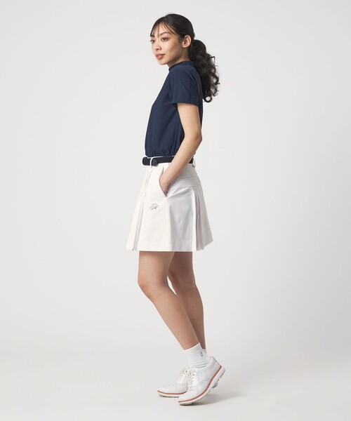 UNITED ARROWS GOLF(ユナイテッドアローズゴルフ)の「ウィメンズ プリーツスカート 2WAYストレッチ(スカート・レディース・ホワイト/コバルトブルー・S/M/L)」の9枚目の写真