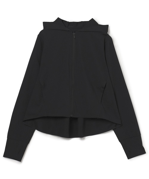 Chacott（チャコット）の「EasyCare+フレアジャケット（カバーオール・レディース・ブラック/ライラック/ホワイト・M）」の10枚目の写真