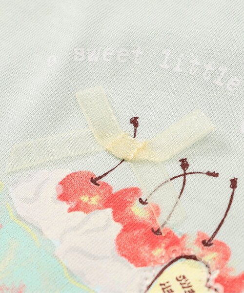 apres les cours（アプレレクール）の「【WEB限定/接触冷感】キラキラスパンコール半袖Tシャツ（Tシャツ/カットソー・キッズ・アイボリー/ローズ/ミント/オレンジ・80/90/100/110/120/130/140）」の7枚目の写真