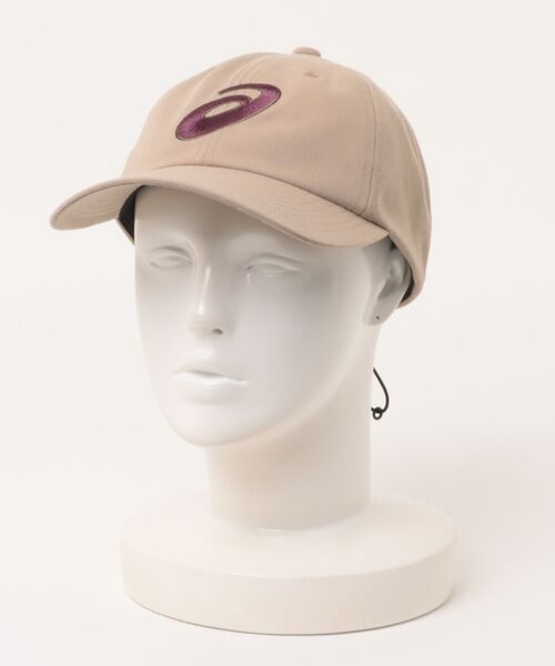 ASICS(アシックス)の「【ASICS】3203A096.200 LOGO CAP(キャップ・メンズ・ベージュ・F)」の1枚目の写真