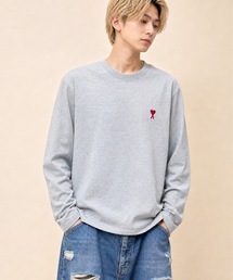 【AMI PARIS】アミ パリス Small Heart Long Sleeve ワンポイント ロゴ ロンT / UTS205-726