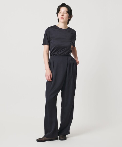 MARW UNITED ARROWS(マルゥ ユナイテッドアローズ)の「<MARW UNITED ARROWS>サテン ラップ パンツ(その他パンツ・レディース・ネイビー/ダークグレー・36/38)」の6枚目の写真