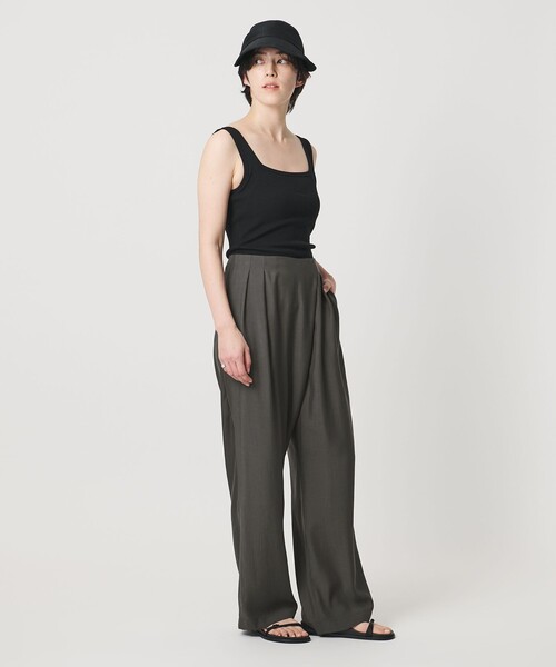 MARW UNITED ARROWS(マルゥ ユナイテッドアローズ)の「<MARW UNITED ARROWS>サテン ラップ パンツ(その他パンツ・レディース・ネイビー/ダークグレー・36/38)」の11枚目の写真