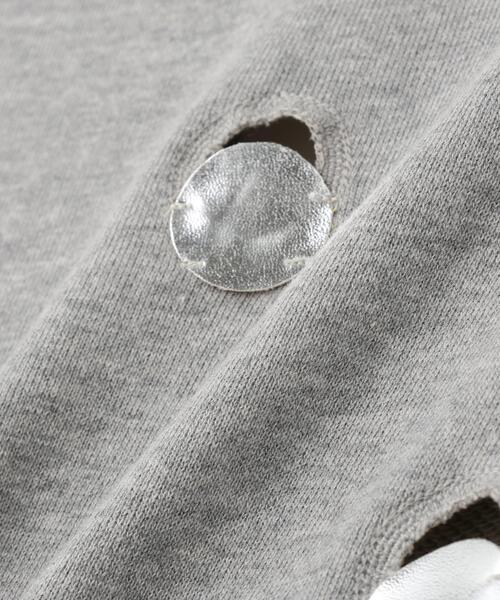 RUMCHE(ラムシェ)の「RUMCHE(ラムシェ) 別注DOT MIRROR SWEAT(スウェット・レディース・グレー・F)」の13枚目の写真