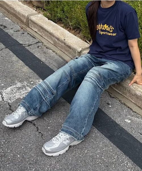 KICHUL（キチョル）の「Bind Raw Cut Straight Denim Pants (Black)（デニムパンツ・レディース・その他・SMALL/MEDIUM/LARGE）」の9枚目の写真