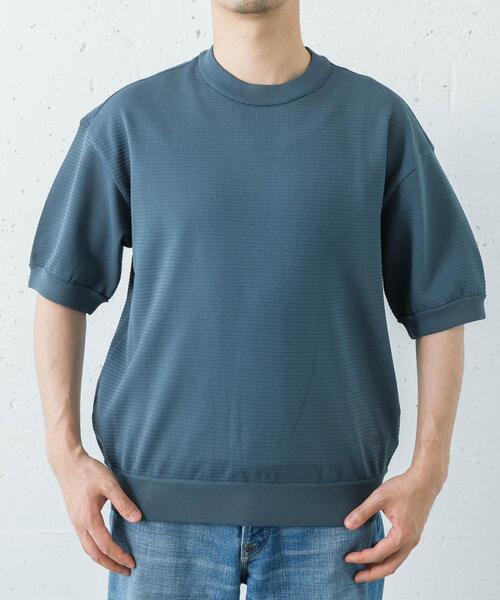 THE NORTH FACE（ザノースフェイス）の「THE NORTH FACE　SHORT-SLEEVE RIPPLE KNIT CREW（ニット/セーター・メンズ・ブラック/グレー系その他/アイボリー・X-LARGE/LARGE/MEDIUM）」の6枚目の写真