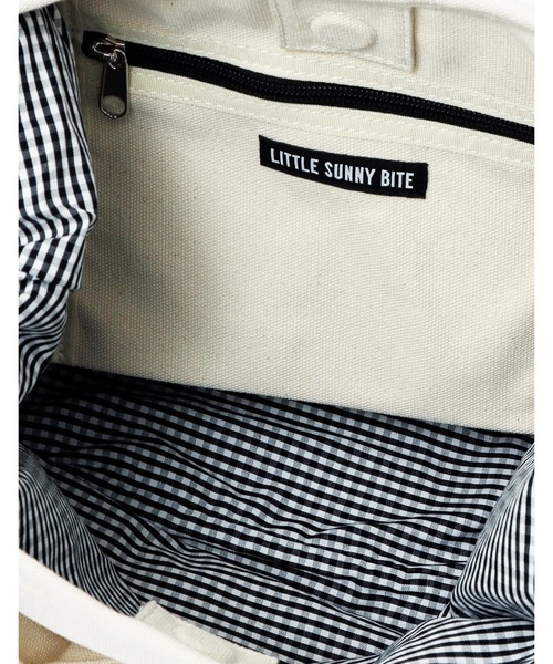 Little sunny bite（リトルサニーバイト）の「★Little Sunny Bite★ribbon canvas bag（ショルダーバッグ・レディース・ナチュラル/ブルー/ピンク・FREE）」の11枚目の写真