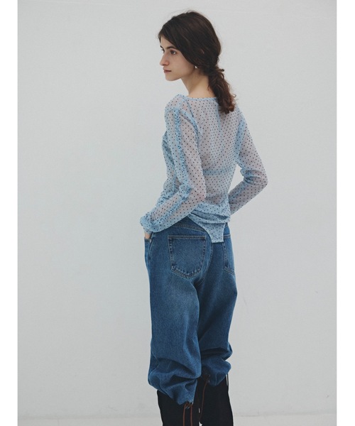 Katrin TOKYO(カトリーントーキョー)の「lace-up straight denim(デニムパンツ・レディース・ブルー/アッシュブラウン・S/XS/S-Short/M)」の20枚目の写真