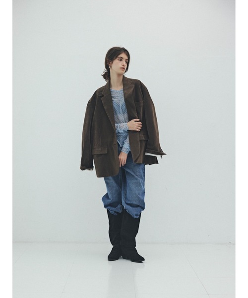 Katrin TOKYO(カトリーントーキョー)の「lace-up straight denim(デニムパンツ・レディース・ブルー/アッシュブラウン・S/XS/S-Short/M)」の21枚目の写真